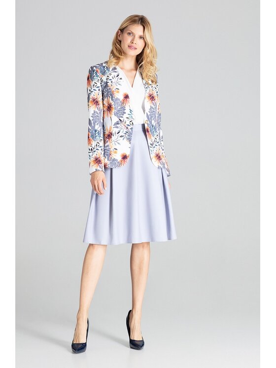 FIGL FIGL Σακάκι M678 Λευκό Regular Fit