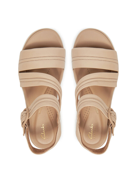 Clarks Clarks Sandały Tuscan Strap 26181475 Beżowy