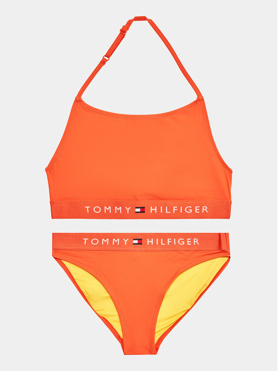 Gyerek Női fürdőruha Tommy Hilfiger, Méret: 12_14Y, Narancssárga, UG0UG00634