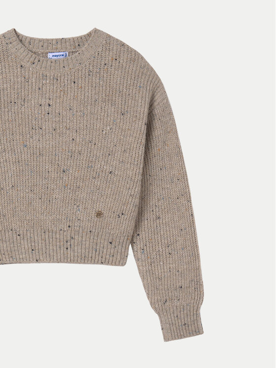 Mayoral Mayoral Pulover 7305 Rjava Regular Fit