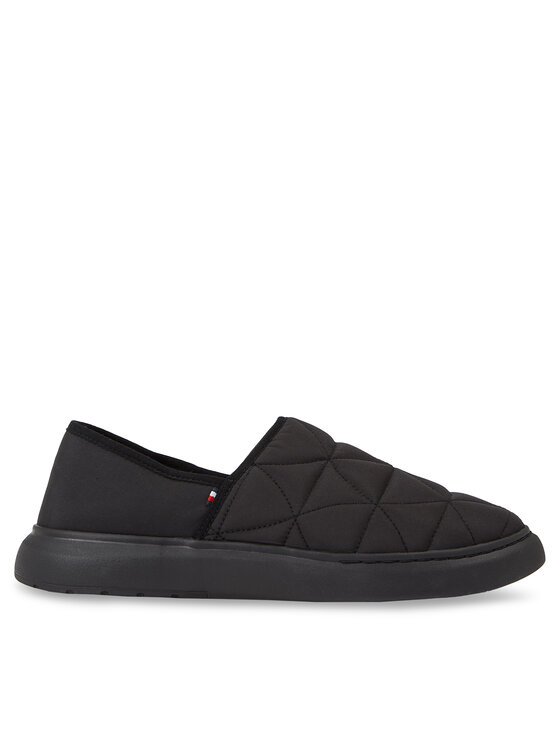 Tommy Hilfiger Tommy Hilfiger Bačkory Hilfiger Warm Hybrid Homeslipper FM0FM04772 Černá