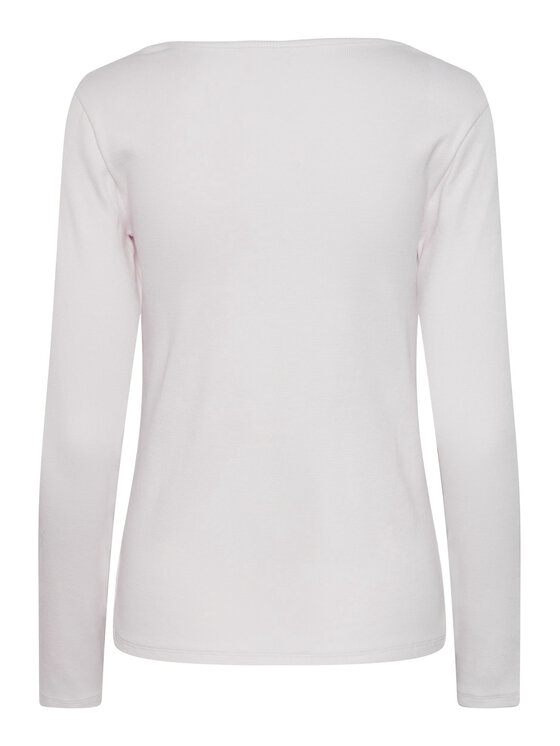 Pieces Pieces Majica 17135564 Bijela Slim Fit