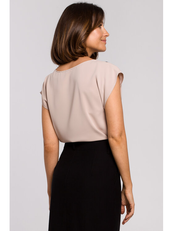 Stylove Stylove Blusa S206 Beige Regular Fit