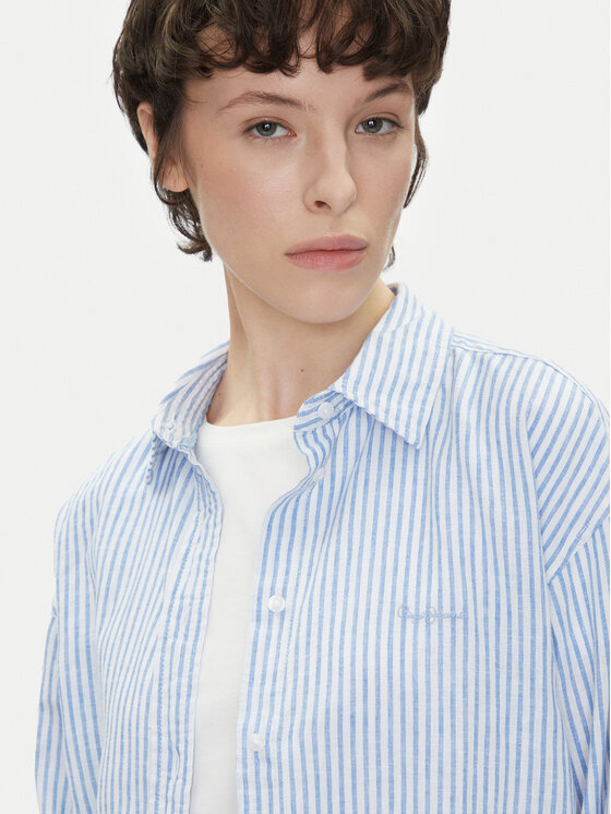 Pepe Jeans Pepe Jeans Srajca Dream PL305033 Modra Loose Fit