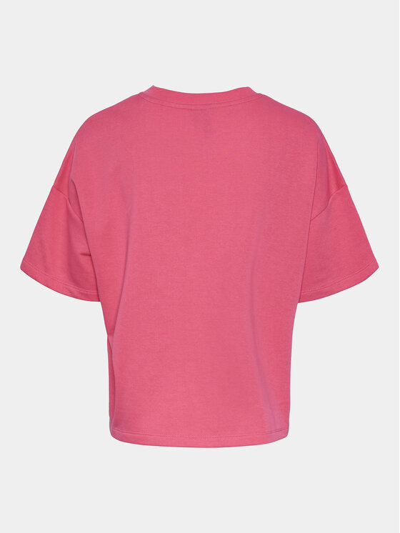 Pieces Pieces T-shirt Chilli Summer 17118870 Ružičasta Loose Fit