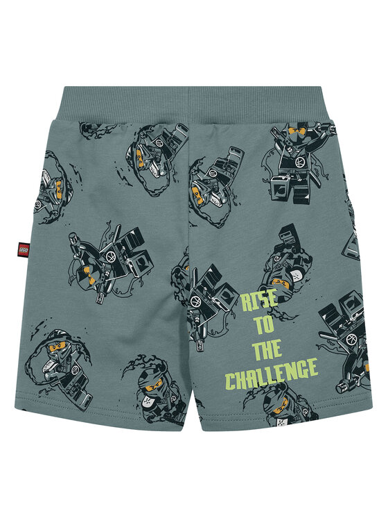 LEGO LEGO Pantaloni scurți sport Pasi 302 12011469 Verde Regular Fit