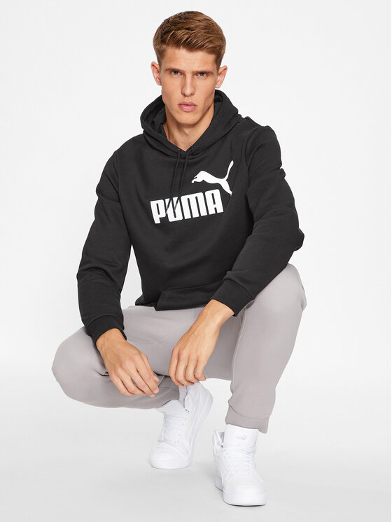 Puma Puma Sweatshirt Ess Big Logo 586686 Schwarz Regular Fit