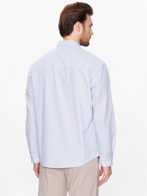 Redefined Rebel Redefined Rebel Ing Oxford PCV224065 Kék Classic Fit