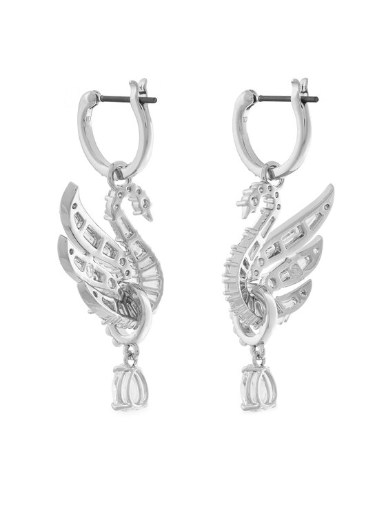 Swarovski Swarovski Náušnice Swan 5723388 Strieborná