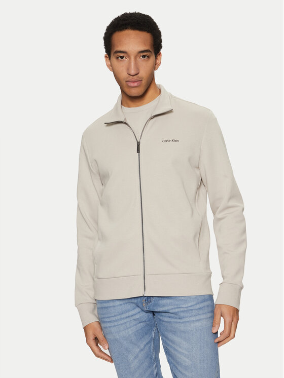 Calvin Klein Calvin Klein Mikina K10K114487 Béžová Regular Fit