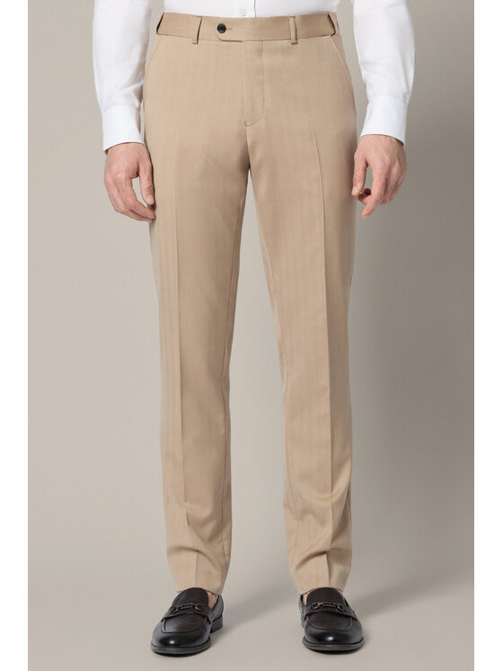 Lancerto Lancerto Garnitur Logrono GA073126000025 Beżowy Slim Fit