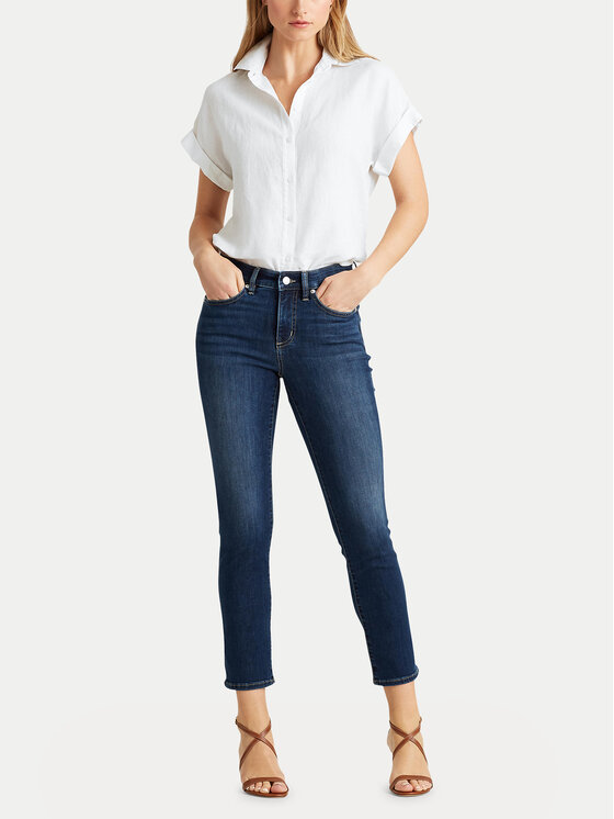 LAUREN RALPH LAUREN Lauren Ralph Lauren Риза 200699152001 Бял Regular Fit