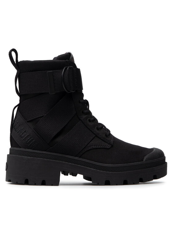 Palladium Palladium Schnürstiefeletten Pallabase Tact S Tx 97184-010-M Schwarz