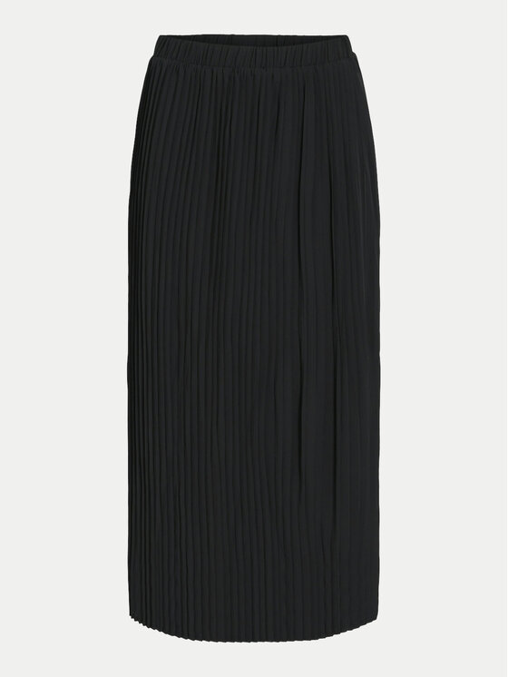 Vila Vila Gonna plissettata Olinda 14096093 Nero Regular Fit
