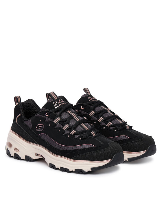 Skechers Skechers Αθλητικά D'Lites 150873/BKRG Μαύρο