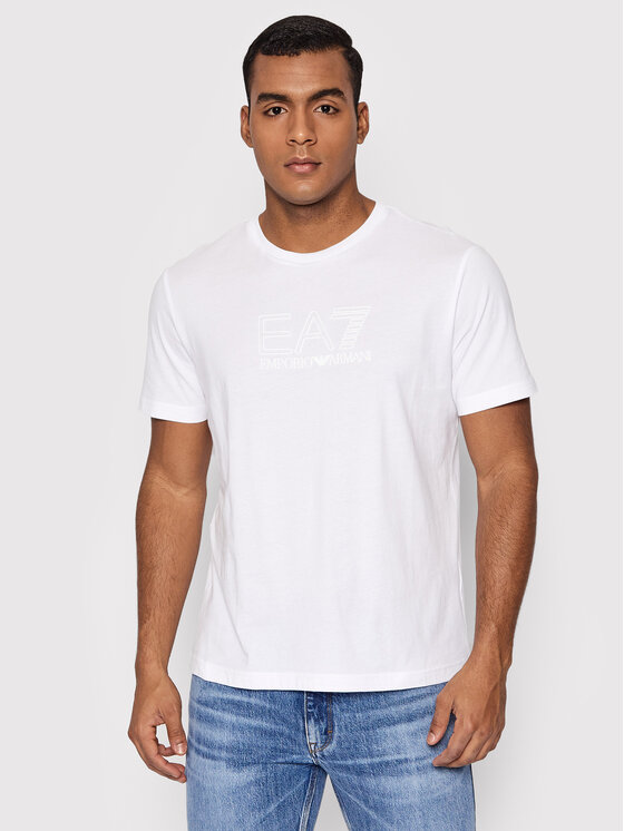 EA7 Emporio Armani EA7 Emporio Armani T-Shirt 3LPT81 PJM9Z 1100 Bílá Regular Fit