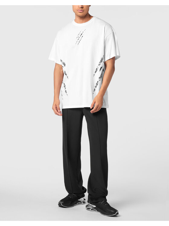 Plein Sport Plein Sport T-shirt 28015 Bianco Regular Fit