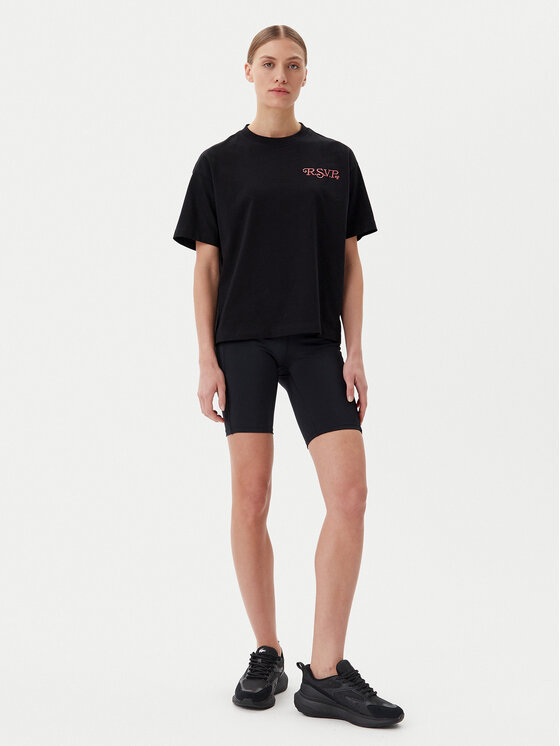 Fila Fila Majica Leffinge FAW1029 Črna Loose Fit