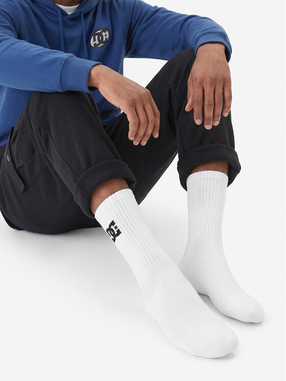 DC Shoes DC Shoes Dlhé ponožky CEO_AS_DC_01W_AW26 (3-PACK) Biela