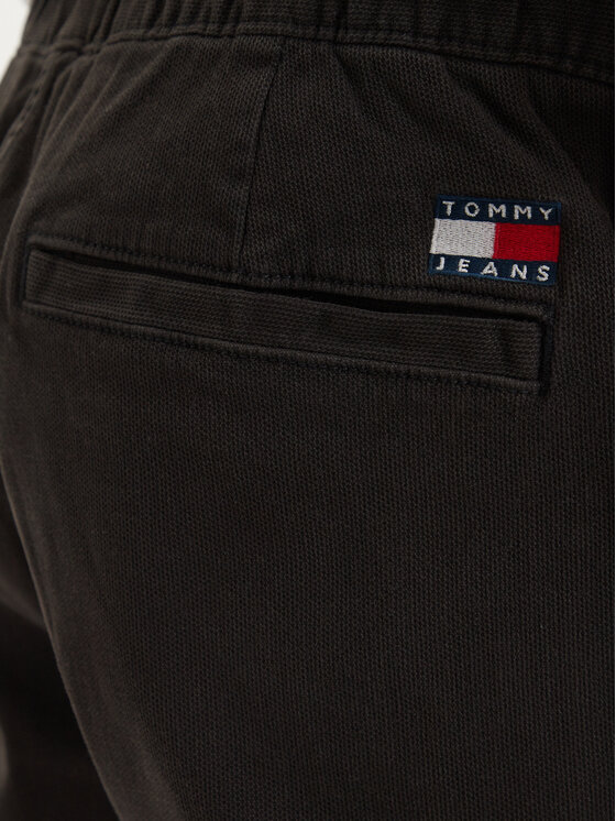 Tommy Jeans Tommy Jeans Pantaloni trening TJM DM0DM23122 Negru Regular Fit