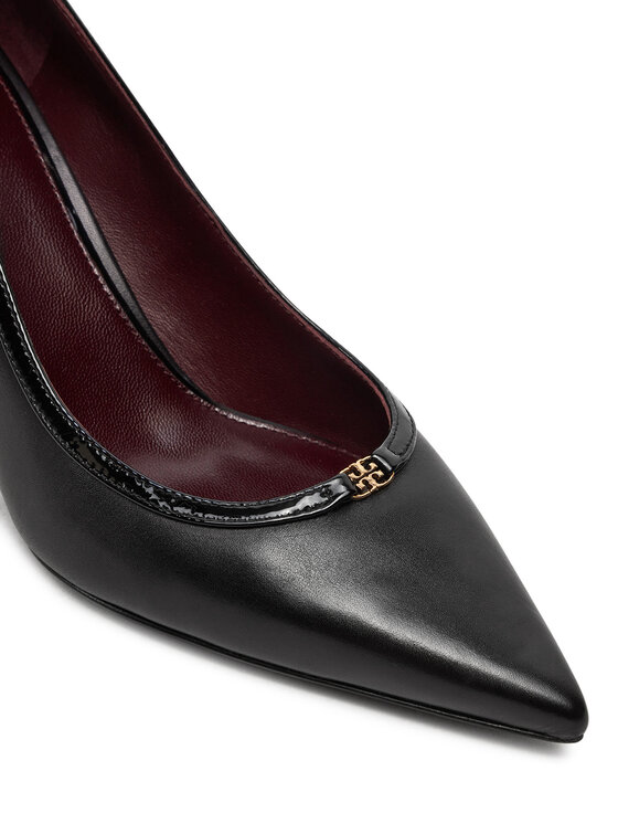 Tory Burch Tory Burch Čevlji z visoko peto Double T Buckle 160134 Črna