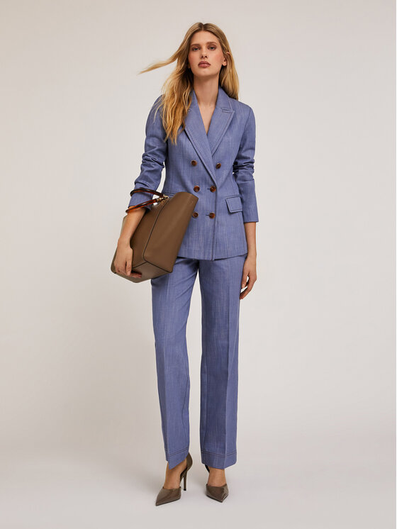 Motivi Motivi Jeans P539Q003797N004 Turchese Over Fit