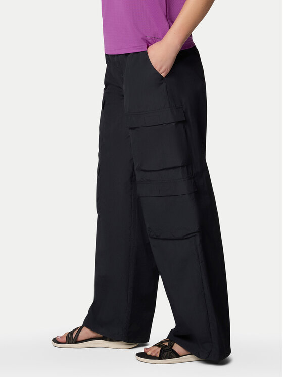 Columbia Columbia Outdoorové kalhoty Elevated View™ Parachute Pant 2118851 Černá Relaxed Fit