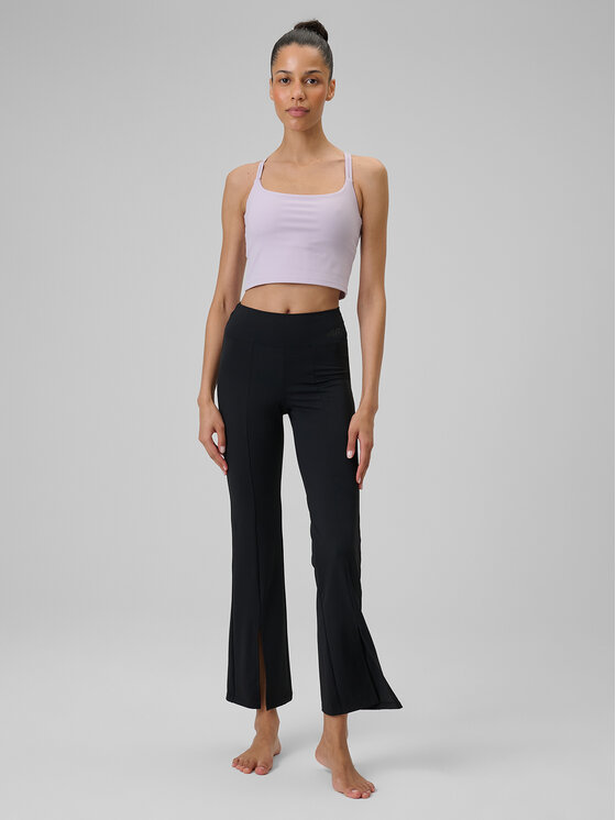 4F 4F Legginsy SOLAR PUNK Czarny Slim Fit