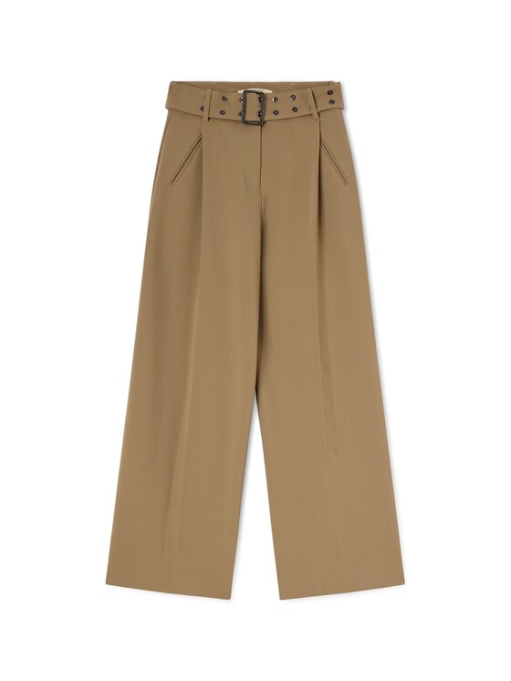 Trussardi Trussardi Spodnie materiałowe P008A002440N041 Kremowy Over Fit
