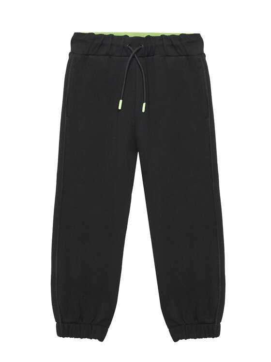 United Colors Of Benetton Pantaloni da tuta 3J68CF05W Nero Regular Fit, taglia : 150
