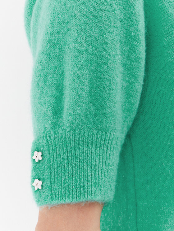 Please Please Strickjacke M734723332 Grün Regular Fit