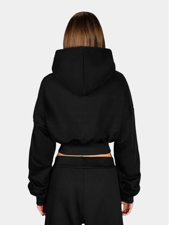 MADE BY SOCIETY MADE BY SOCIETY Kurtka anorak UNFOLD Hoodie - H27521 Czarny Basic Fit
