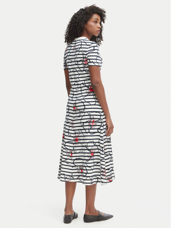 Tommy Hilfiger Tommy Hilfiger Kleid für den Alltag WW0WW50825 Bunt Regular Fit