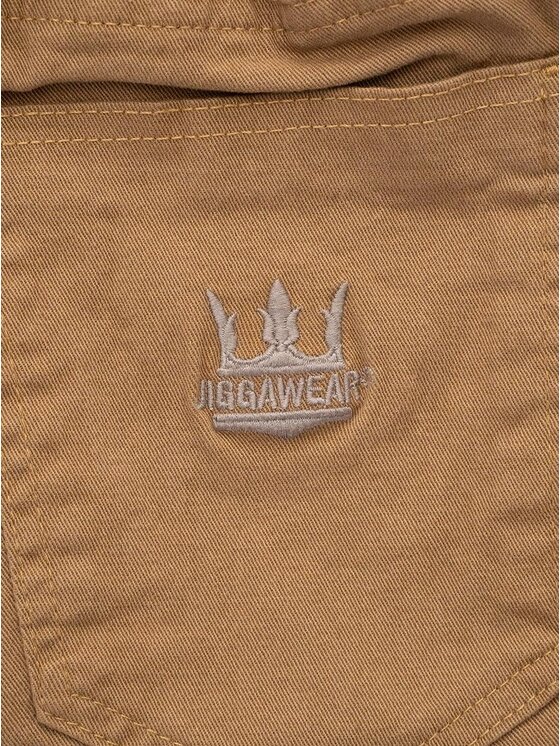 Jigga Wear Jigga Wear Szorty materiałowe Na lato urlop wakacje 130822 Beżowy Regular Fit