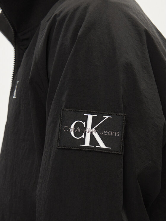 Calvin Klein Jeans Calvin Klein Jeans Μπουφάν μεταβατικό Harrington J30J325102 Μαύρο Regular Fit