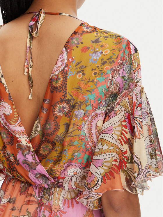 Dixie Dixie Poletna obleka A207W043A Pisana Regular Fit