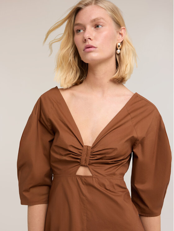 Motivi Motivi Abito da sera 7034Q003568N022 Marrone A-Line Fit