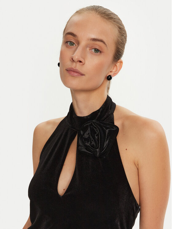 Marella Marella Kokteilinė suknelė Pacos 2423626072 Juoda Slim Fit