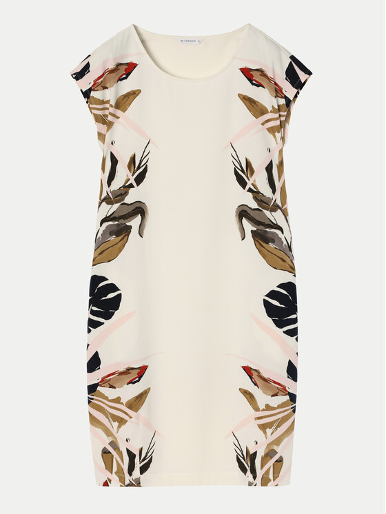 Tatuum Tatuum Rochie de zi Koka 1 T2407.207 Écru Regular Fit