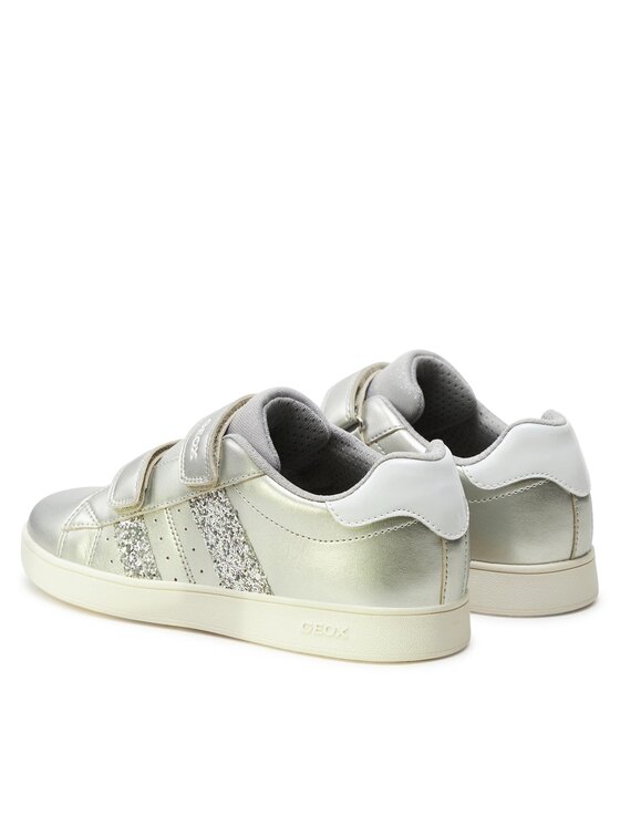 Geox Geox Snīkeri J Eclyper Girl J45LRA 000NF C1007 D Sudraba