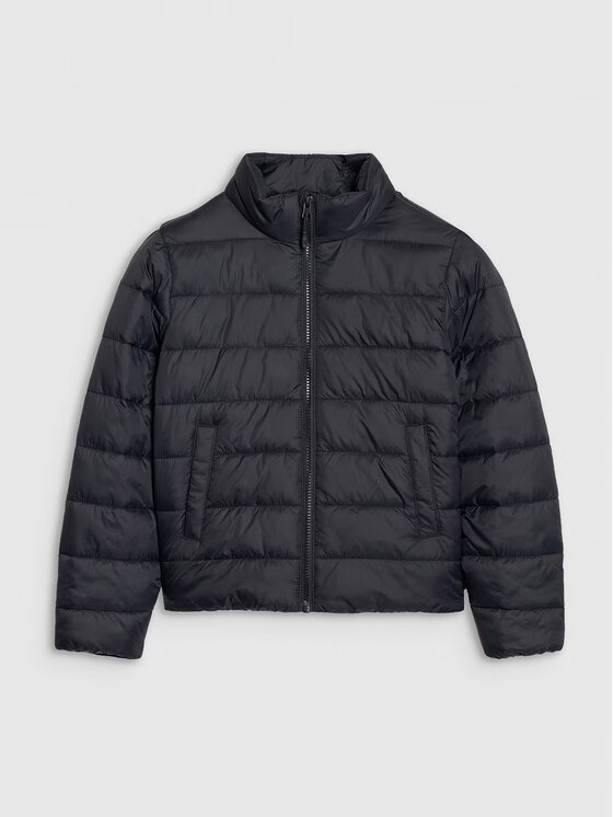 4F 4F Vatovaná bunda 4FJWSS25TDJAM520-20S Čierna Regular Fit