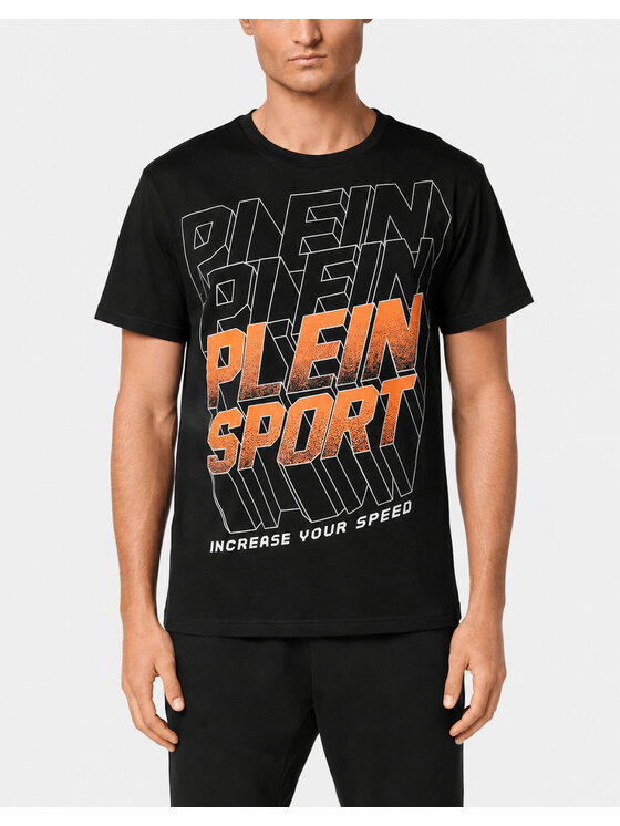 Plein Sport Plein Sport T-Shirt 31530 Czarny Regular Fit