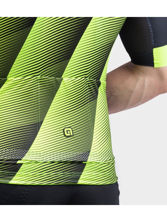 Alé Cycling Alé Cycling Koszulka rowerowa PR-R Square Zielony Fitted Fit