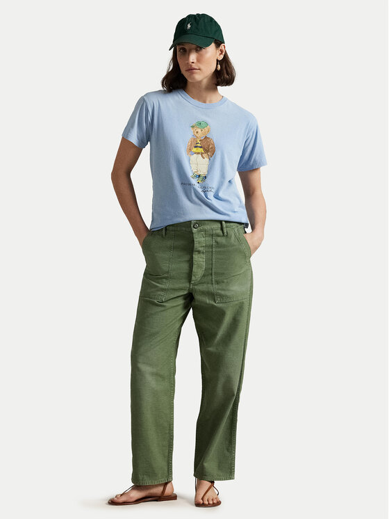 Polo Ralph Lauren Polo Ralph Lauren Tricou 211971730001 Albastru celest Relaxed Fit