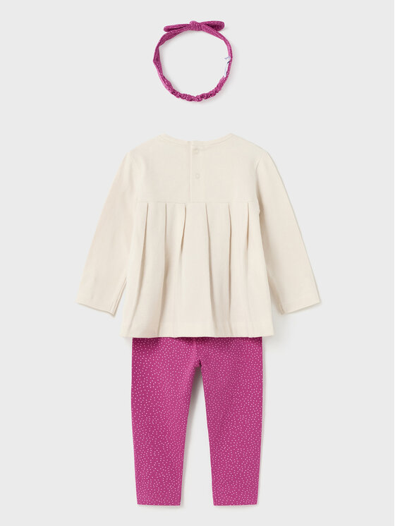 Mayoral Mayoral Set Bluse und Leggings 2.772 Rosa Regular Fit