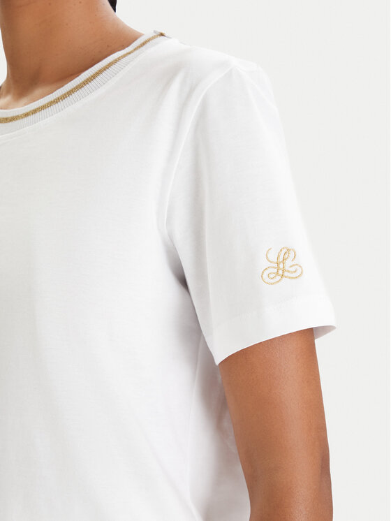 Luisa Spagnoli Luisa Spagnoli T-shirt Balearica 543152 Bianco Regular Fit