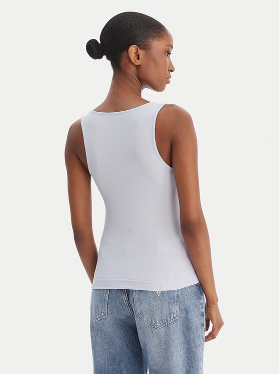 Guess Guess Топ W6RP39 KD092 Блакитний Regular Fit