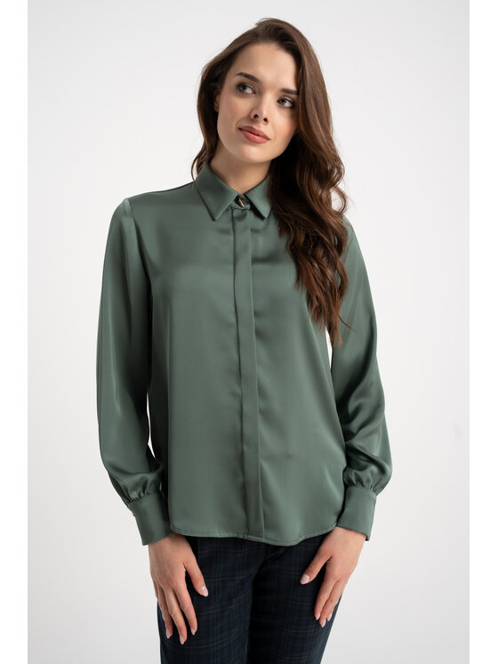 CLICK CLICK Πουκάμισο 10-6952 Πράσινο Regular Fit