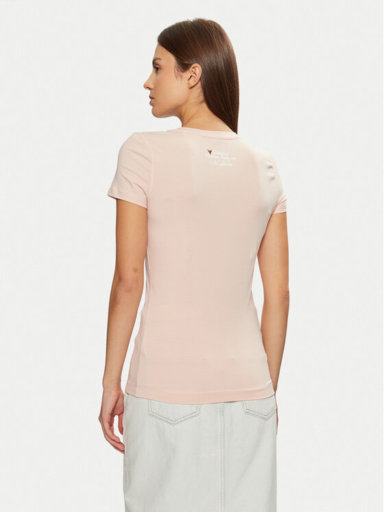 Guess Guess T-krekls W5RI22 J1314 Écru Regular Fit