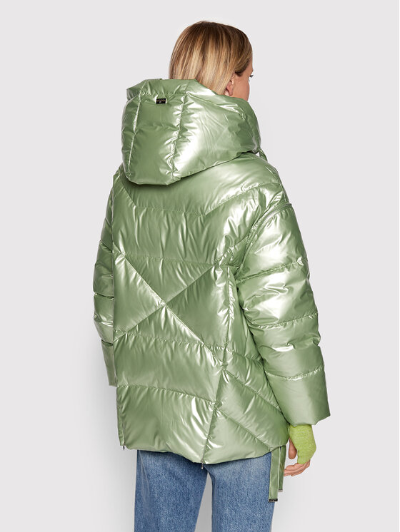 Diego M Diego M Pehelykabát 22IP-R267 Zöld Regular Fit